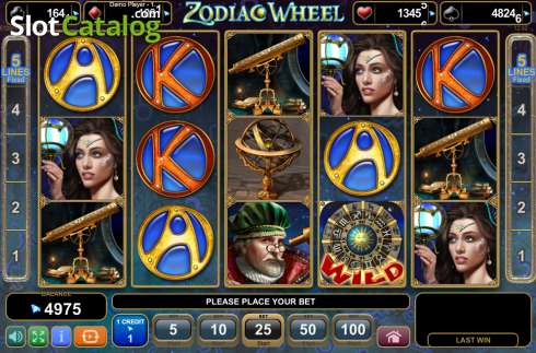 Οθόνη6. Zodiac Wheel (Amusnet) Κουλοχέρης