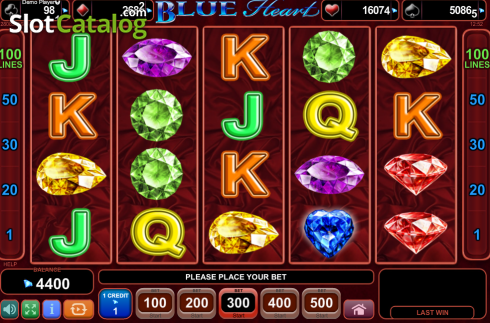 Οθόνη2. Blue Heart Κουλοχέρης