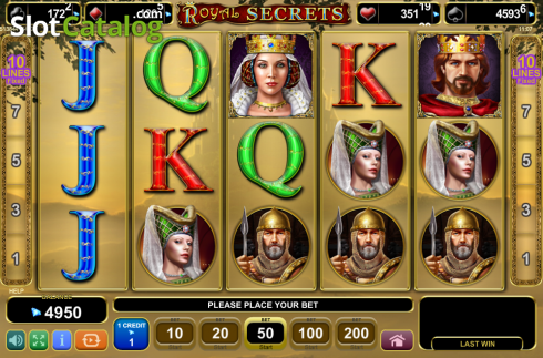 Οθόνη6. Royal Secrets (Amusnet) Κουλοχέρης
