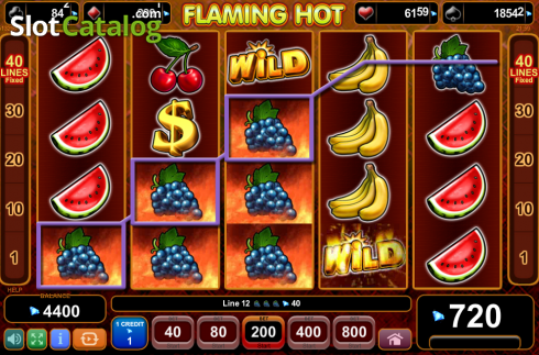 Οθόνη7. Flaming Hot (Amusnet) Κουλοχέρης