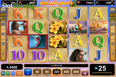 Οθόνη8. Aloha Party Κουλοχέρης