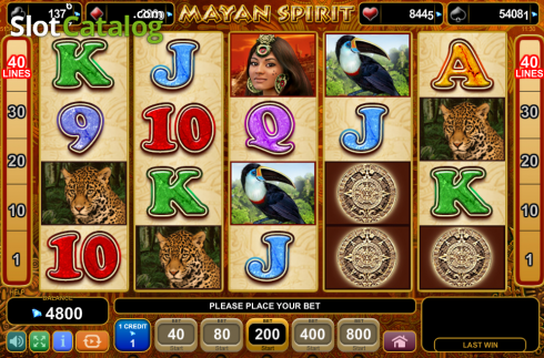 Οθόνη7. Mayan Spirit Κουλοχέρης 