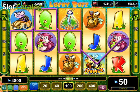 Οθόνη9. Lucky Buzz Κουλοχέρης