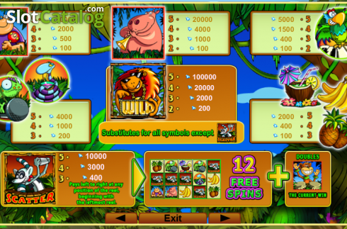 Οθόνη2. Jungle Adventure (Amusnet) Κουλοχέρης 