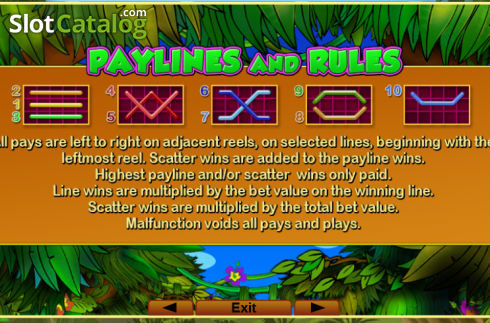 Οθόνη6. Jungle Adventure (Amusnet) Κουλοχέρης 