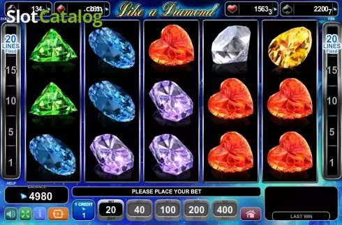 Οθόνη 1. Like a Diamond Κουλοχέρης
