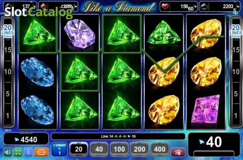 Οθόνη 2. Like a Diamond Κουλοχέρης
