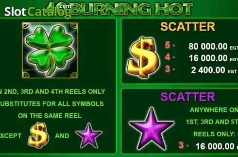 Οθόνη6. 40 Burning Hot (Amusnet) Κουλοχέρης