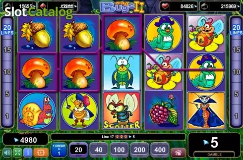 Οθόνη3. Crazy Bugs II Κουλοχέρης