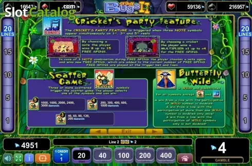 Οθόνη7. Crazy Bugs II Κουλοχέρης