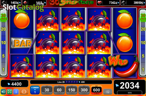 Οθόνη3. 30 Spciy Fruits Κουλοχέρης 