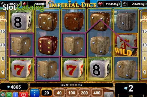 Οθόνη3. Imperial Dice Κουλοχέρης 