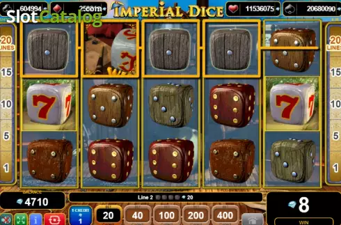 Οθόνη5. Imperial Dice Κουλοχέρης 