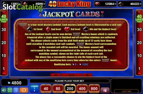 Οθόνη5. 40 Lucky King (Amusnet) Κουλοχέρης