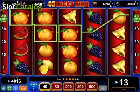 Οθόνη7. 40 Lucky King (Amusnet) Κουλοχέρης
