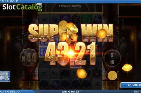 Οθόνη8. Zulu Gold Κουλοχέρης