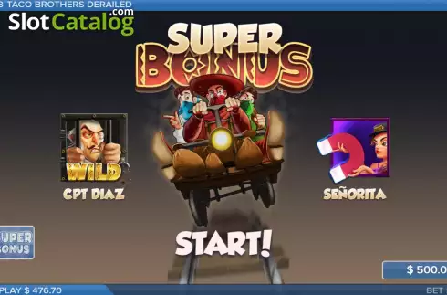 Οθόνη6. Taco Brothers Derailed Κουλοχέρης