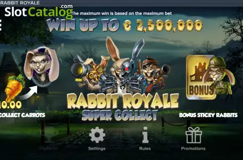 Οθόνη9. Rabbit Royale Κουλοχέρης