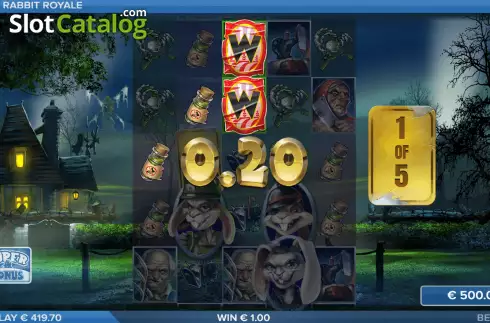 Οθόνη6. Rabbit Royale Κουλοχέρης