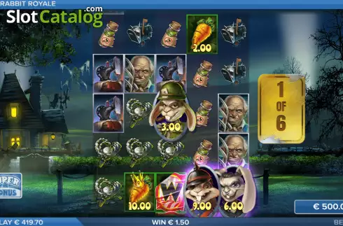 Οθόνη8. Rabbit Royale Κουλοχέρης