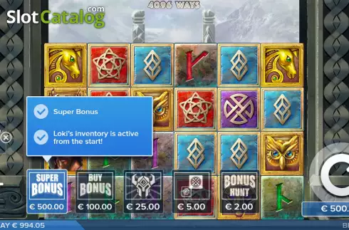 Οθόνη5. Valhall Gold Κουλοχέρης