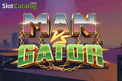 Man vs Gator Λογότυπο