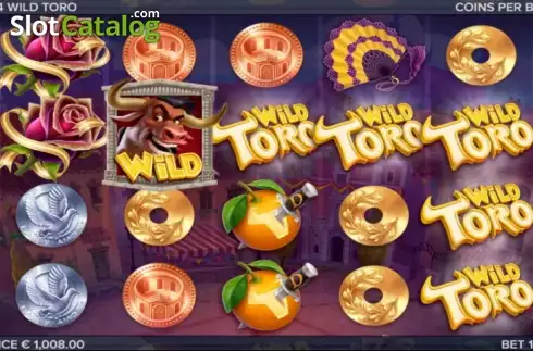 Οθόνη 2. Wild Toro Κουλοχέρης 