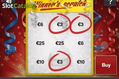 Οθόνη3. Winners Scratch Κουλοχέρης
