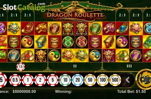 Οθόνη2. Dragon Roulette Κουλοχέρης