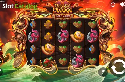Οθόνη2. Pirate Pledge Hold & Win Κουλοχέρης