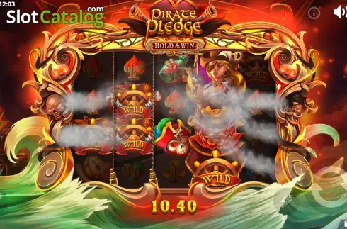 Οθόνη3. Pirate Pledge Hold & Win Κουλοχέρης