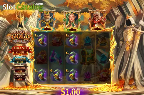 Οθόνη3. King's Gold Hold & Win Κουλοχέρης