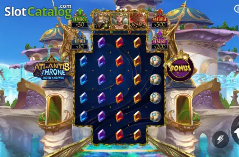 Οθόνη2. Atlantis Throne Hold and Win Κουλοχέρης 