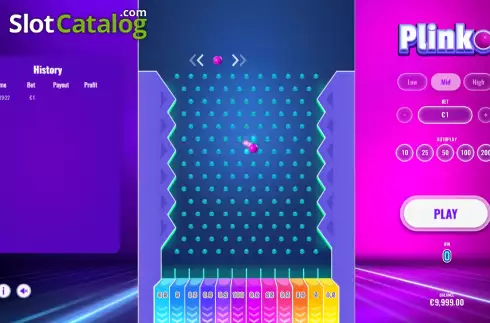 Οθόνη3. Plinko (Ela Games) Κουλοχέρης