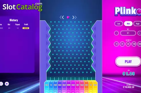 Οθόνη5. Plinko (Ela Games) Κουλοχέρης