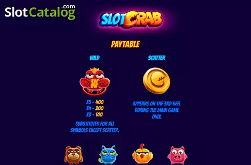 Οθόνη5. Slot Crab Κουλοχέρης