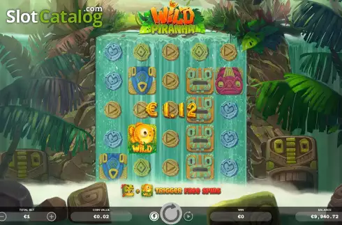 Οθόνη4. Wild Piranha Κουλοχέρης