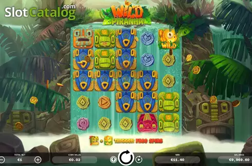Οθόνη5. Wild Piranha Κουλοχέρης