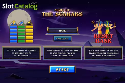 Οθόνη2. Night Of The Scarabs Κουλοχέρης 