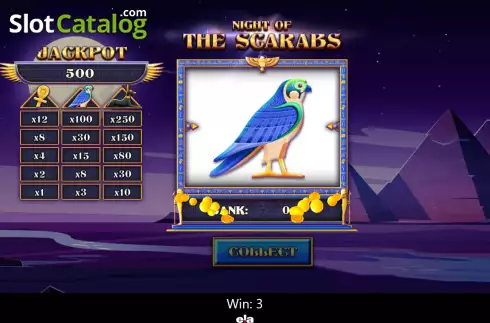 Οθόνη5. Night Of The Scarabs Κουλοχέρης 