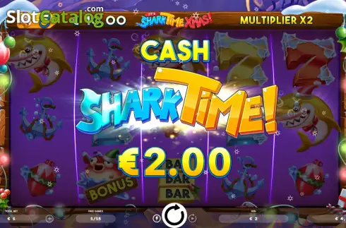 Οθόνη3. It's Shark Time Xmas Κουλοχέρης