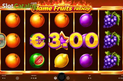 Οθόνη3. Flame Fruits Frenzy Κουλοχέρης 