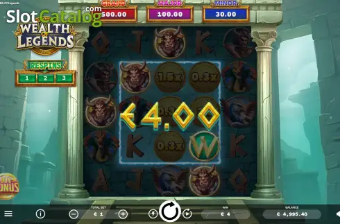 Οθόνη5. Wealth of Legends Κουλοχέρης