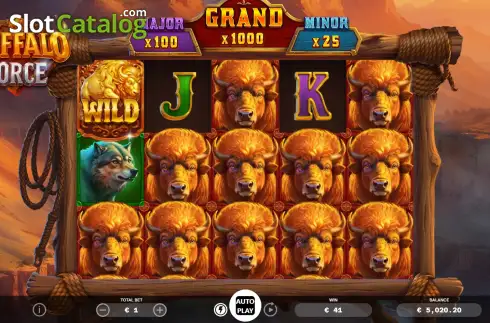 Οθόνη5. Buffalo Force Κουλοχέρης