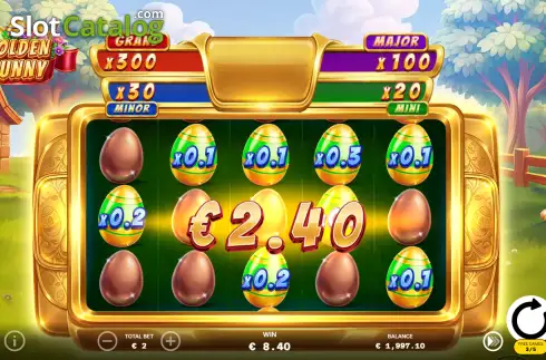 Οθόνη3. Golden Bunny (Ela Games) Κουλοχέρης