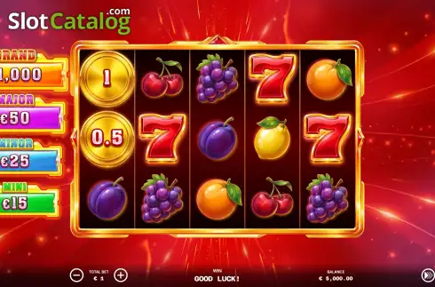 Οθόνη2. Flame Fruits Frenzy Hold & Win Κουλοχέρης