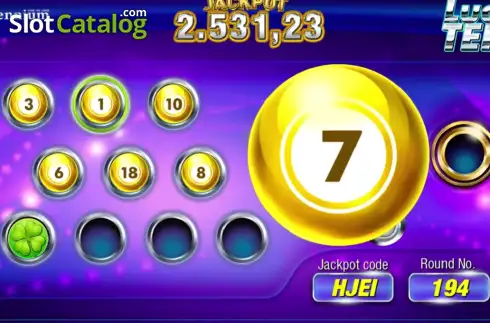 Οθόνη3. Lucky Ten Κουλοχέρης 