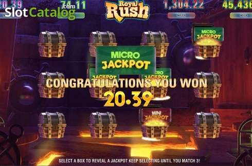 Οθόνη5. Royal Rush Κουλοχέρης