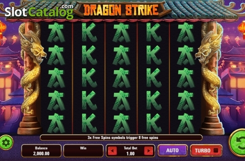 Οθόνη3. Dragon Strike Κουλοχέρης