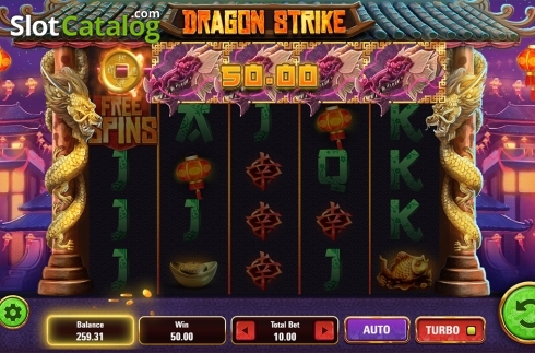 Οθόνη5. Dragon Strike Κουλοχέρης